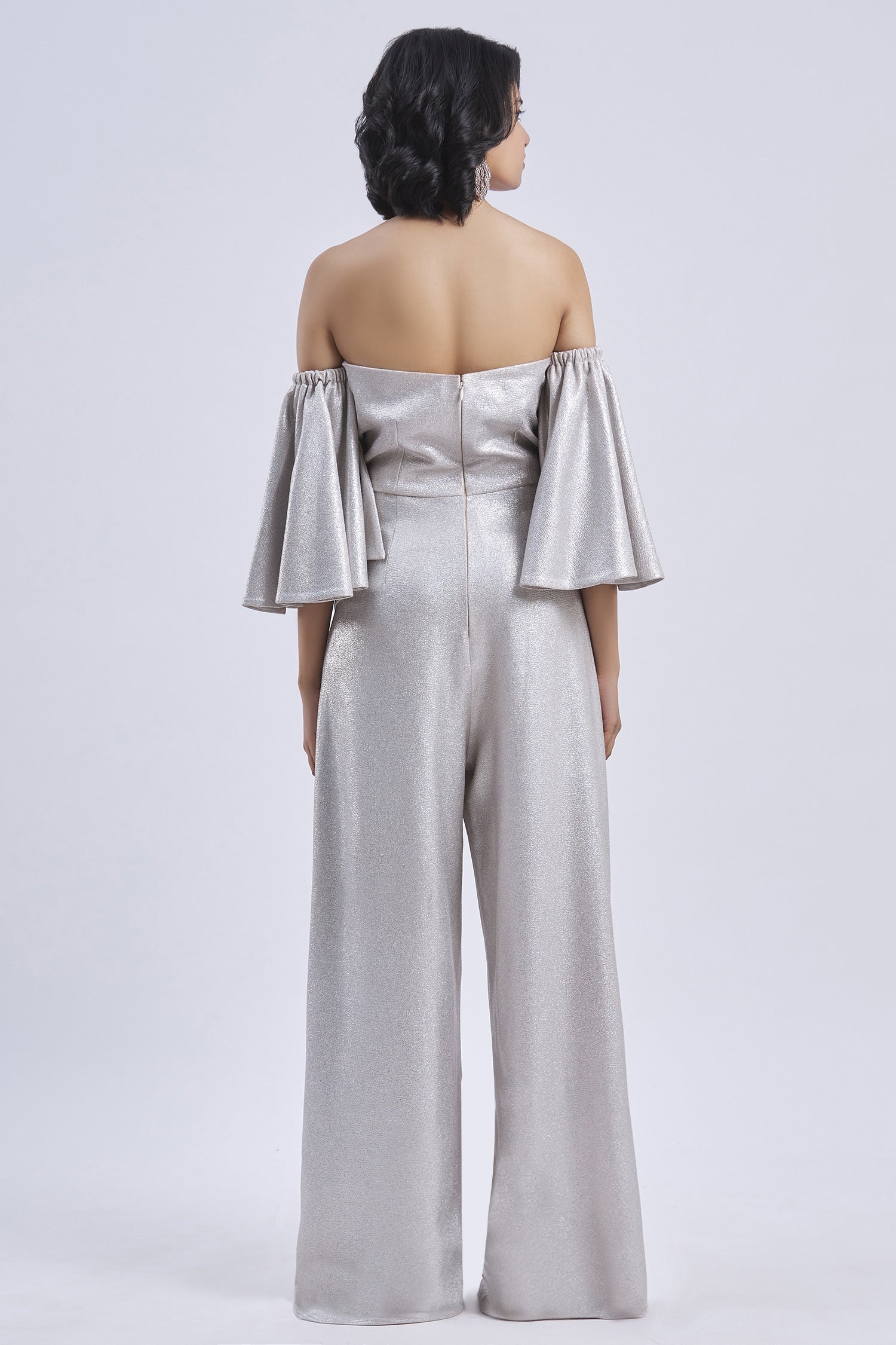 Ruffled Off Shoulder Jumpsuit
