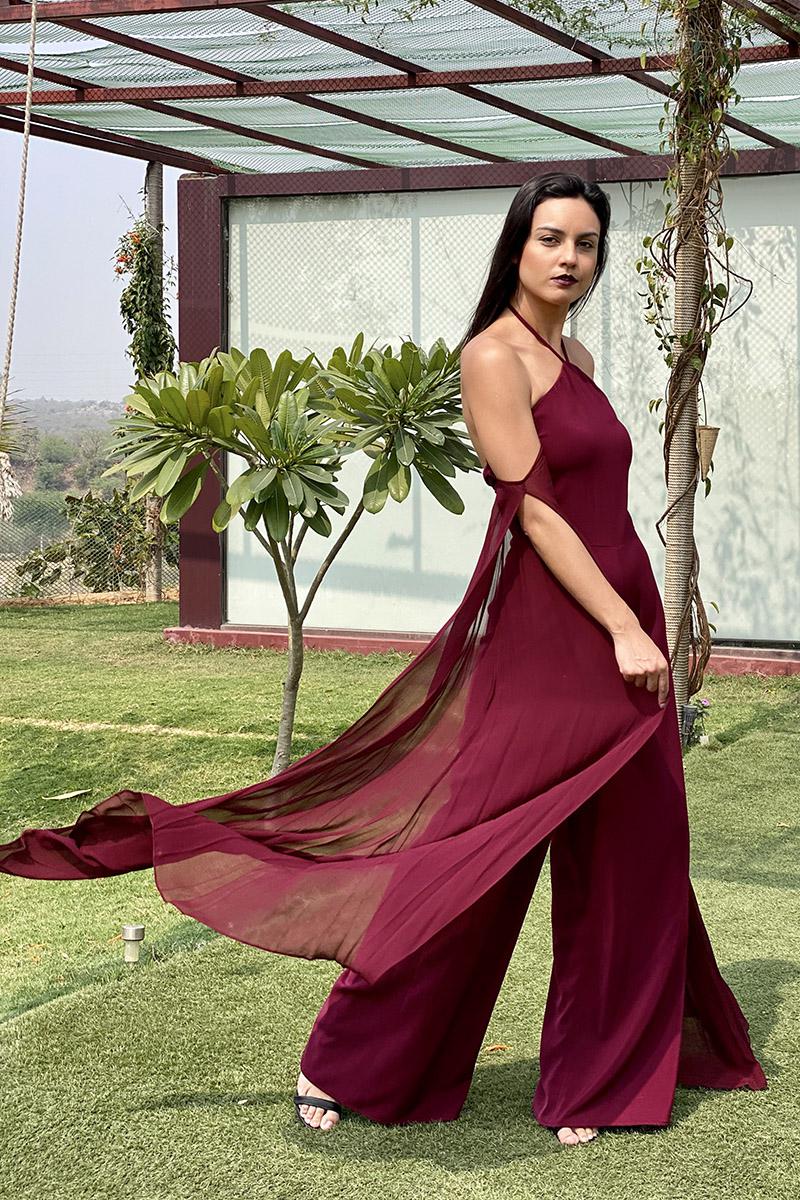Halter Neck Jumpsuit