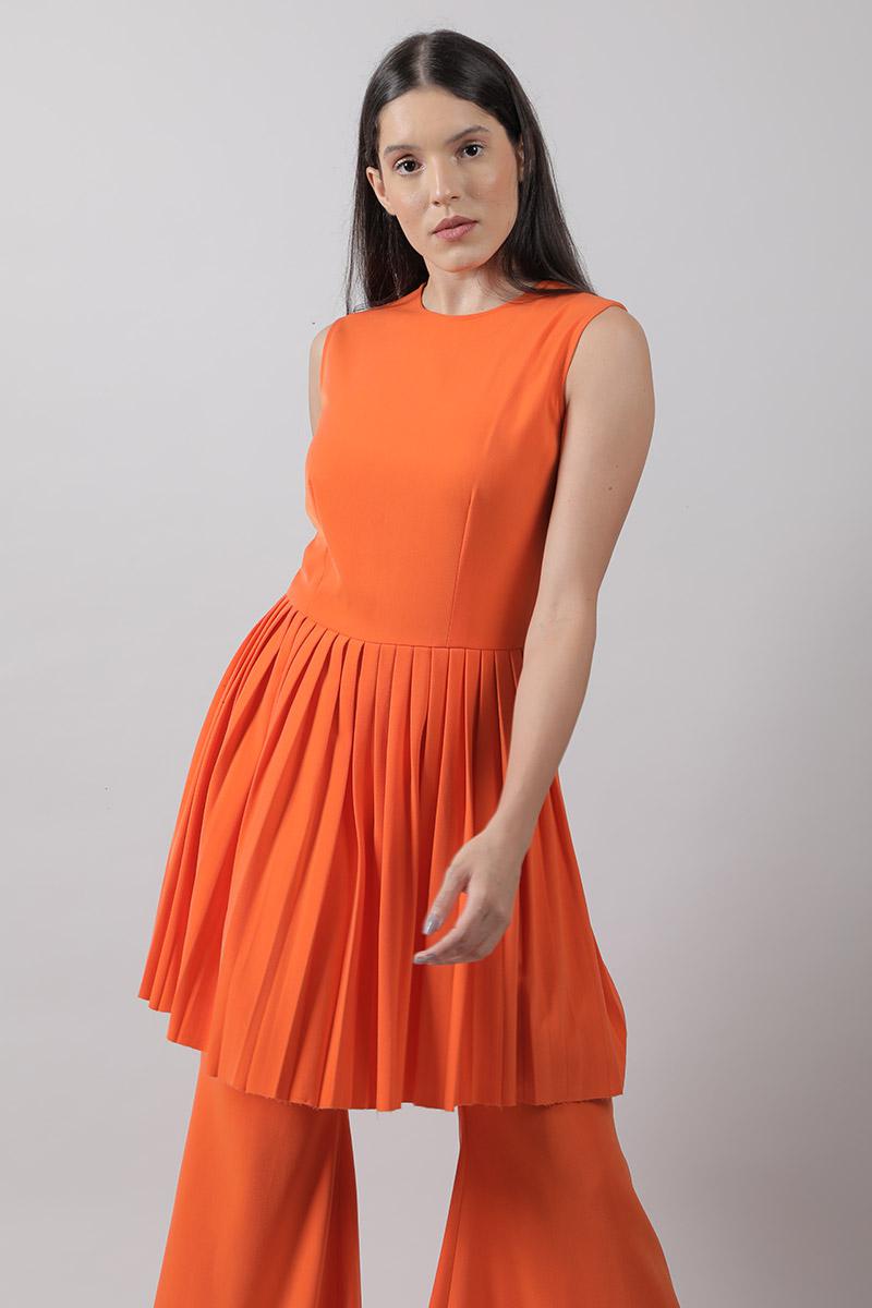 Knife Peplum Jumpsuit