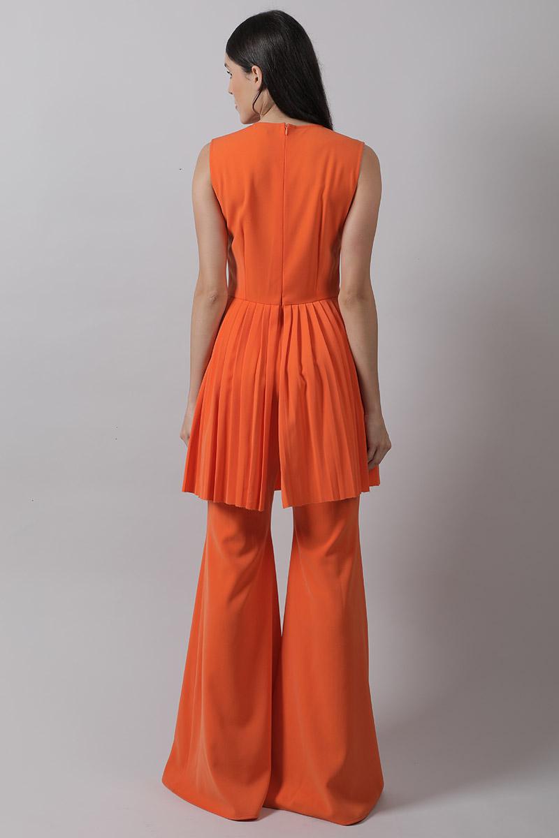 Knife Peplum Jumpsuit