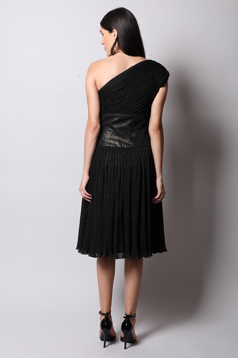 One Shoulder Fit & Flared Dress