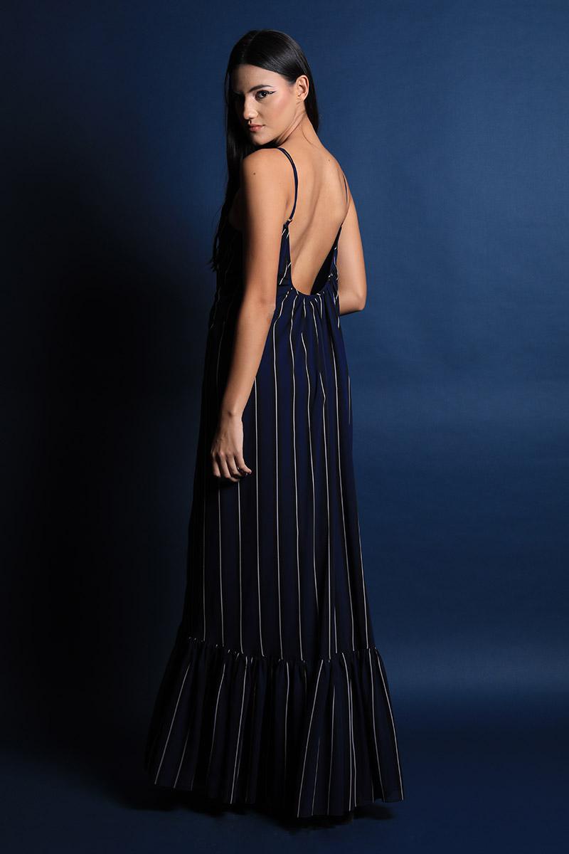 Strappy Low Back Maxi Dress