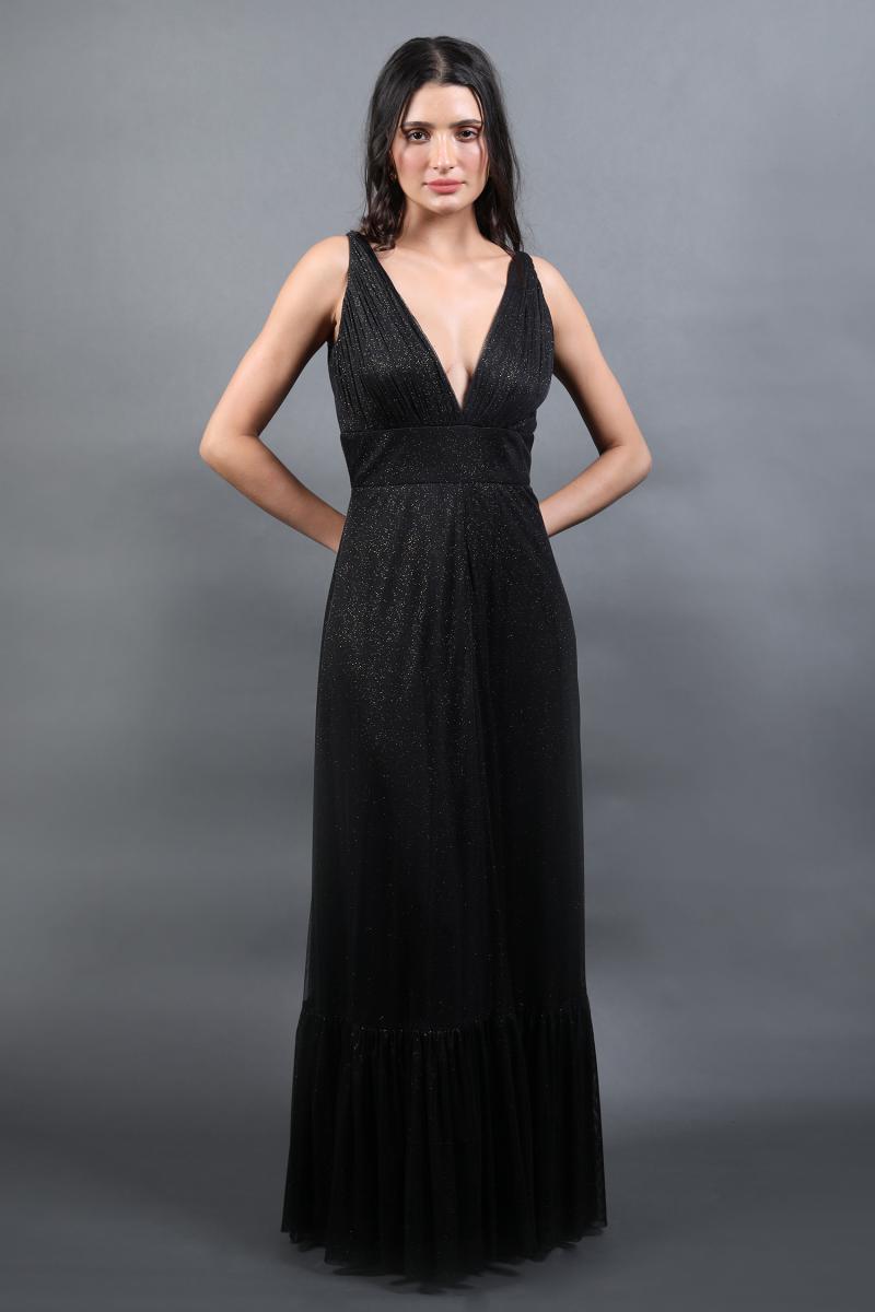 V Plun Ging Neck Maxi