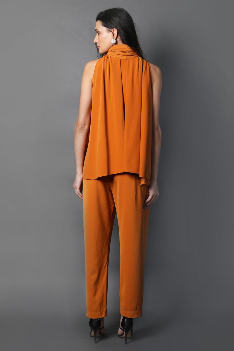 Halter Neck Top Pants Co-ord Set