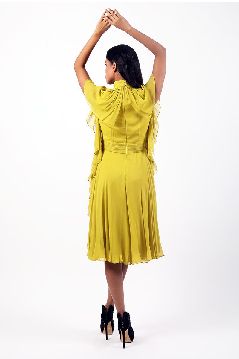 Ruffle Detail Dress