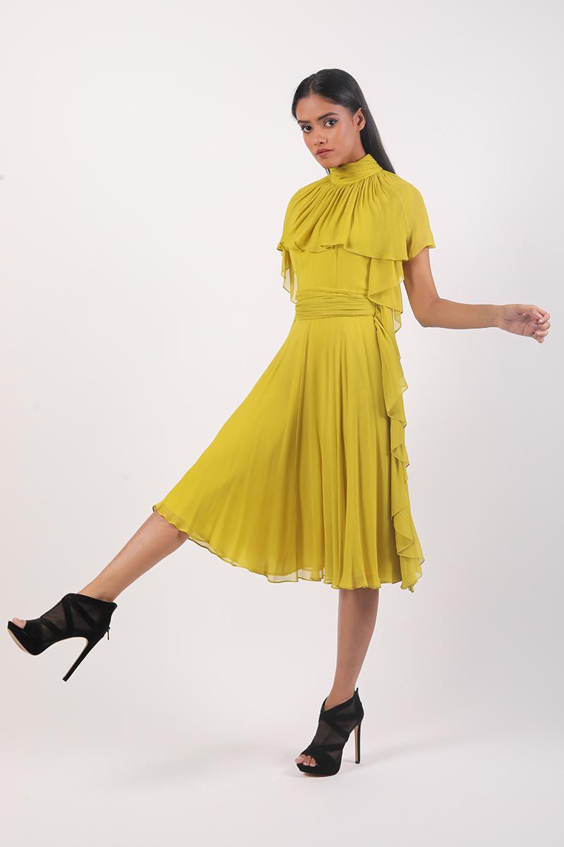 Ruffle Detail Dress