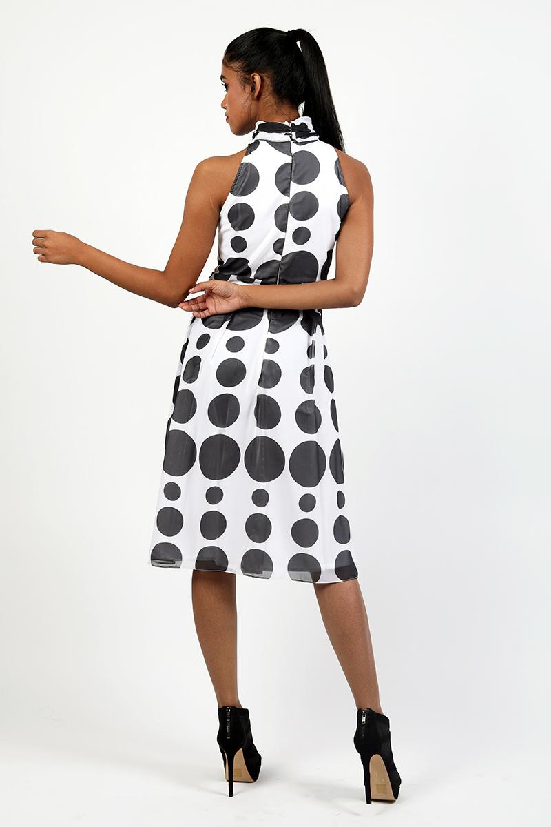 Halter Polka Dot Dress