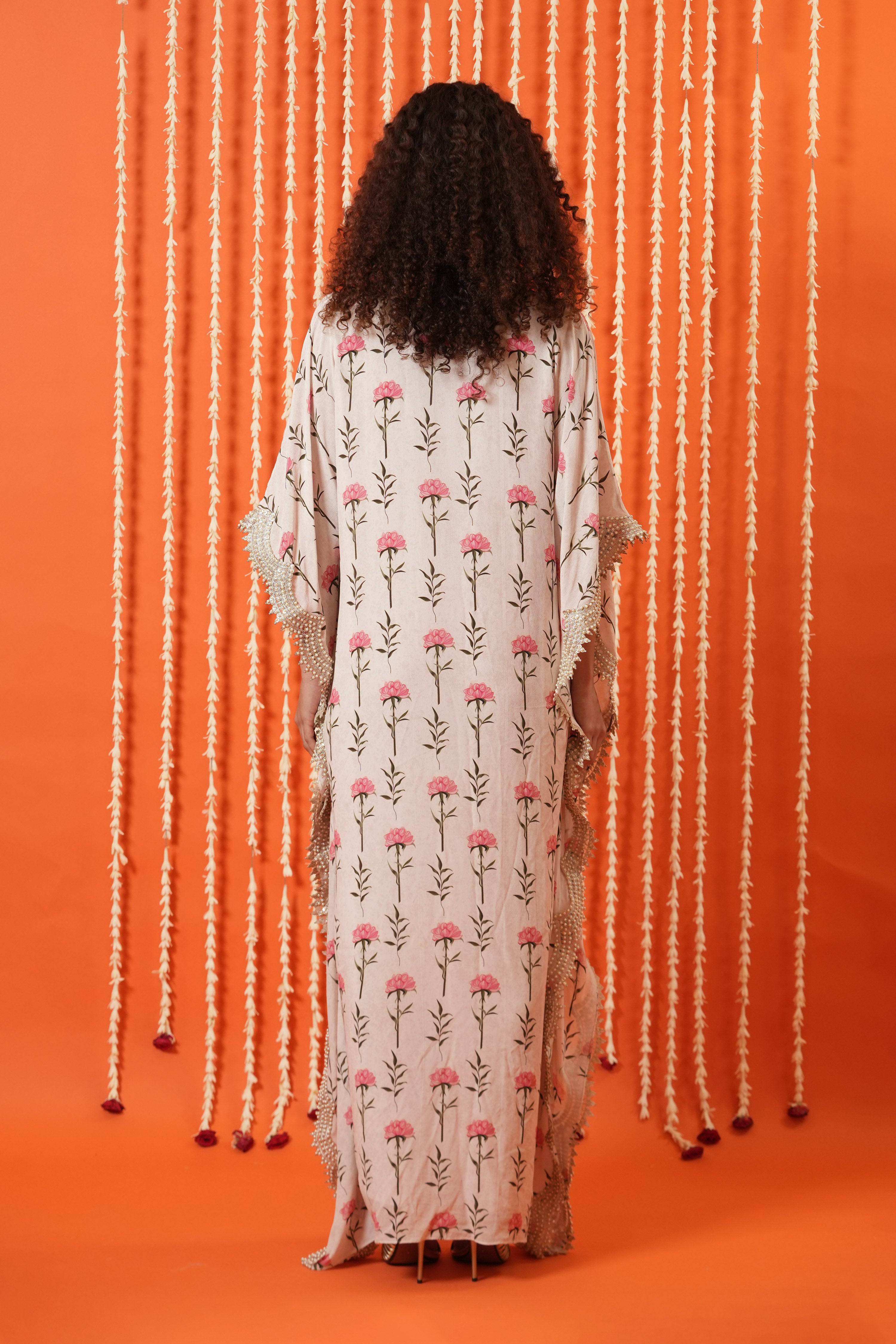 V Neck Free Size Kaftan