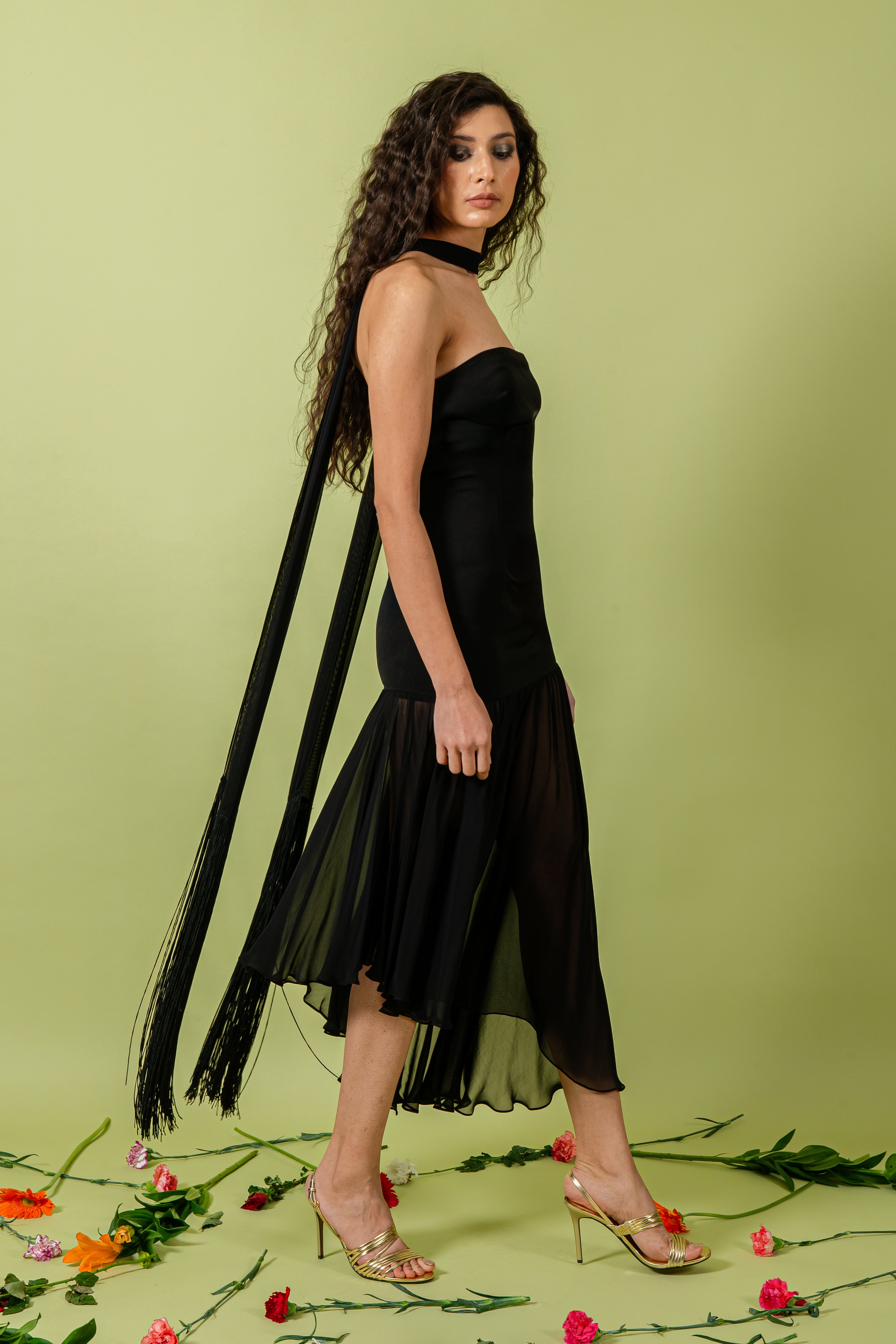 Black Tube Low Body Dress