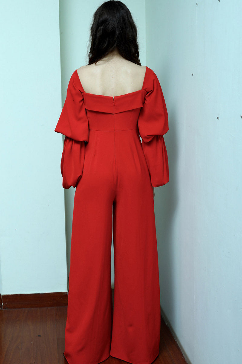Off Shoulder Jumpsuit