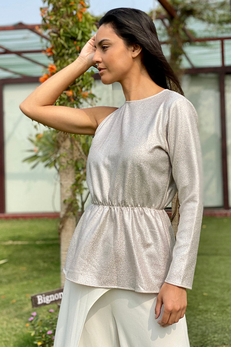 One Side Halter Neck Top