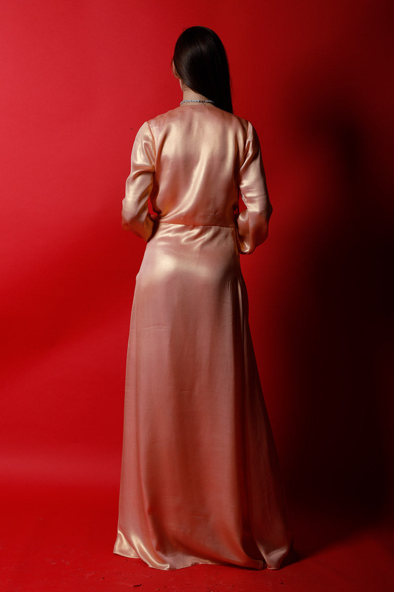 V Neck Knot Maxi