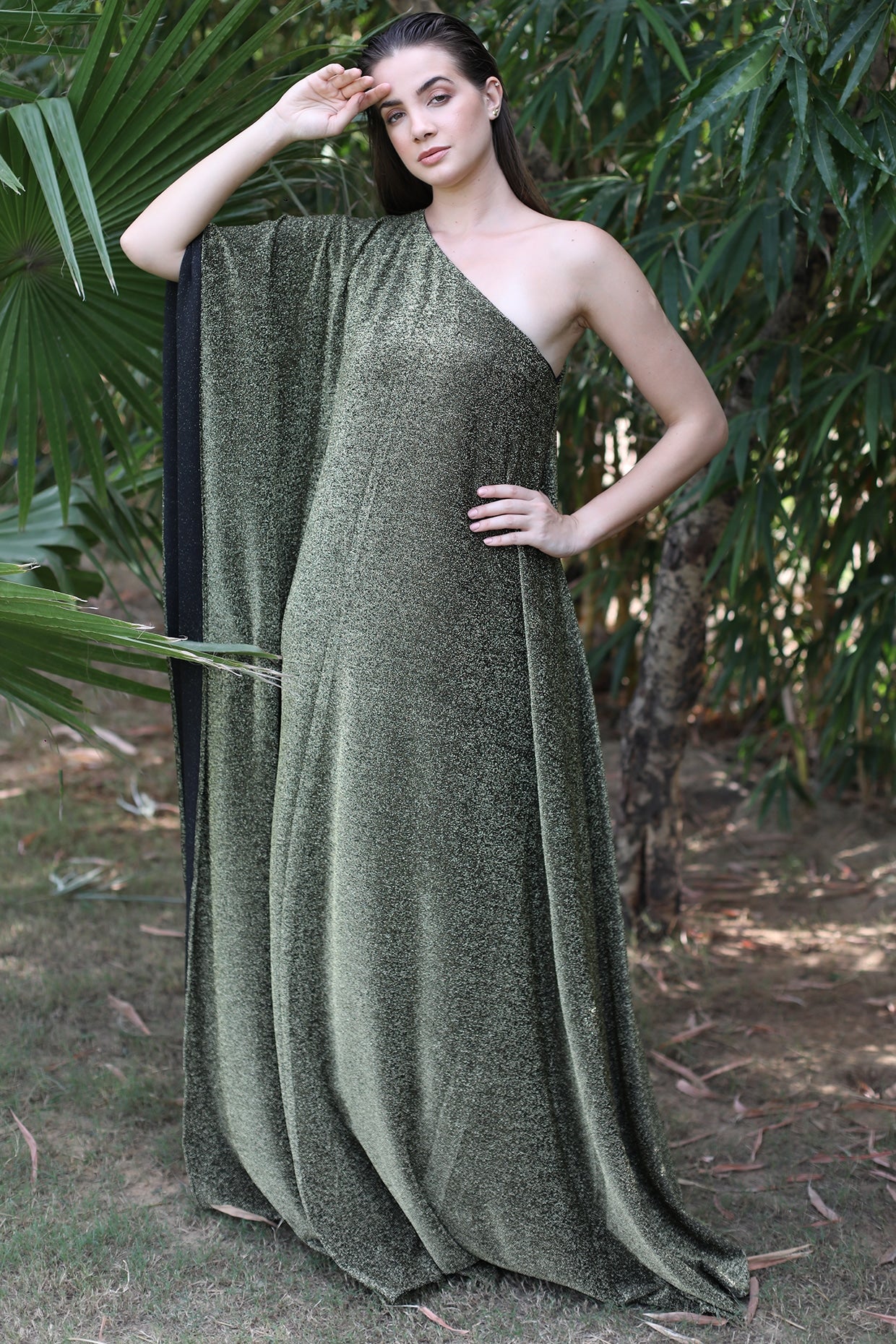 One Shoulder Gown