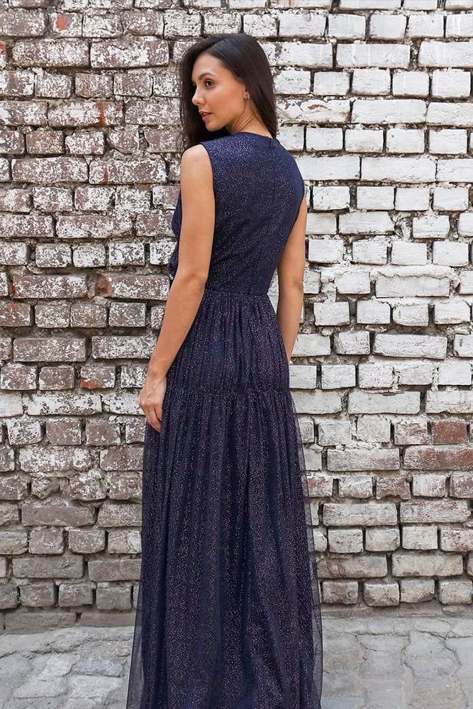 Embellished Tulle Gown