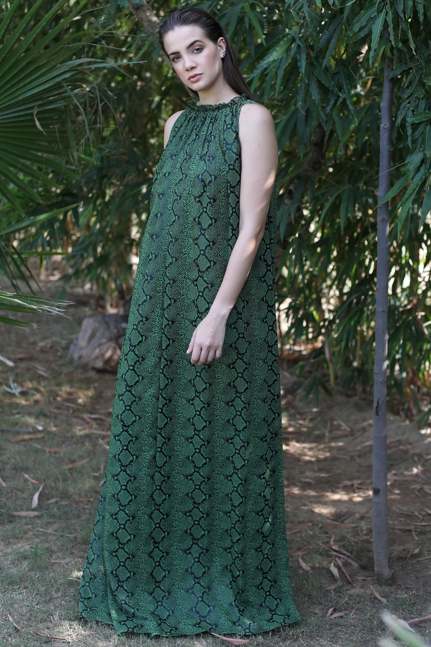 Halter Neck Gown