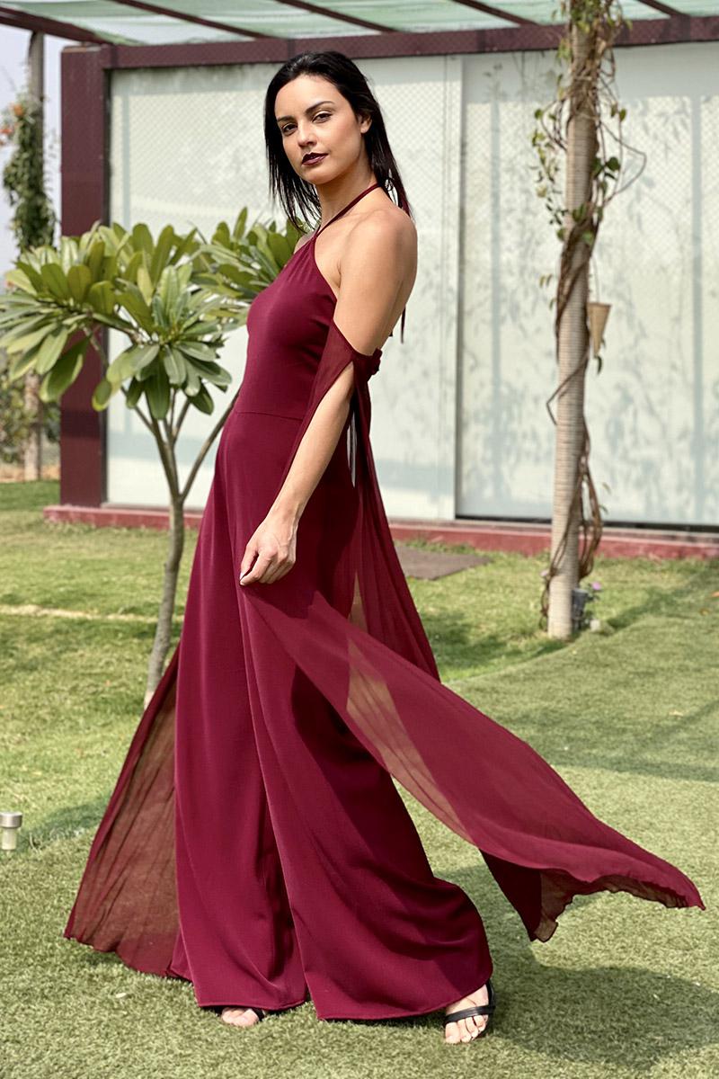 Halter Neck Jumpsuit