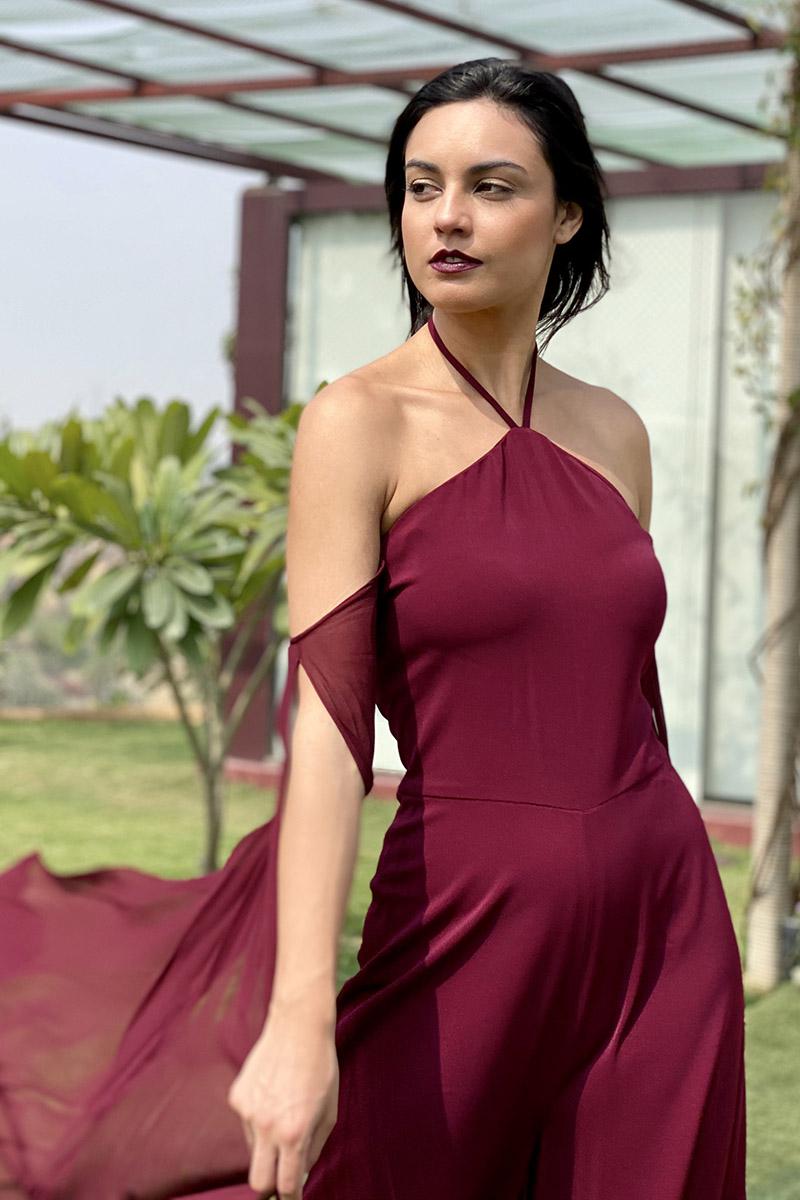 Halter Neck Jumpsuit