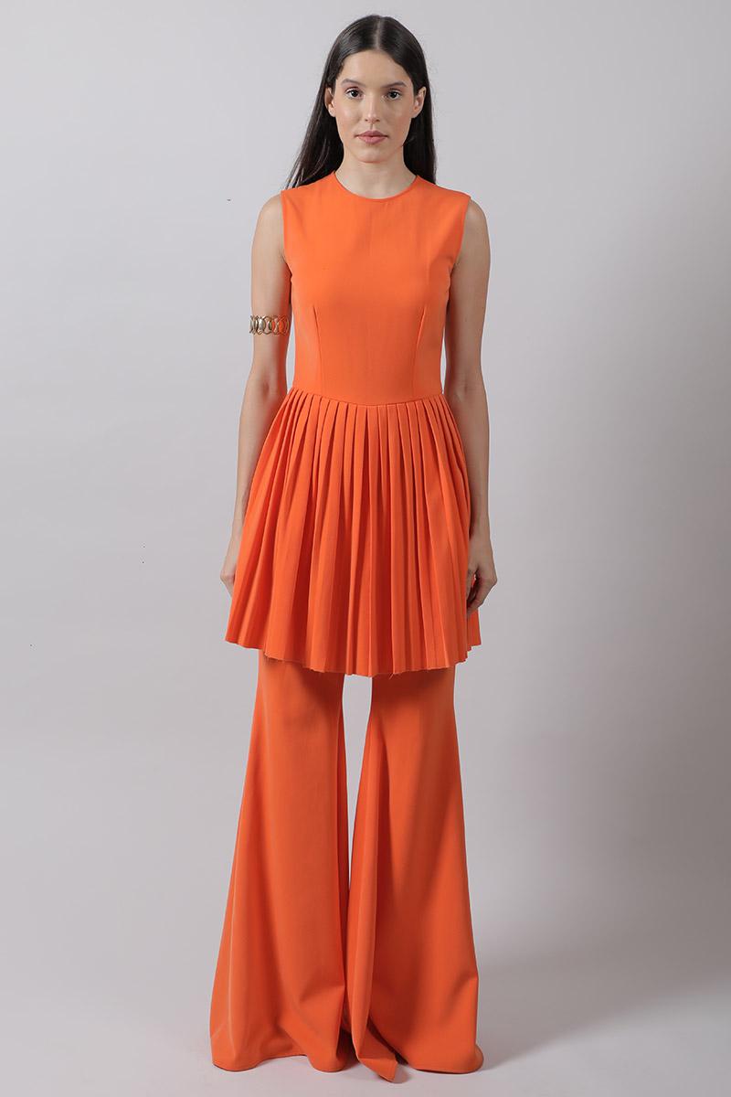 Knife Peplum Jumpsuit