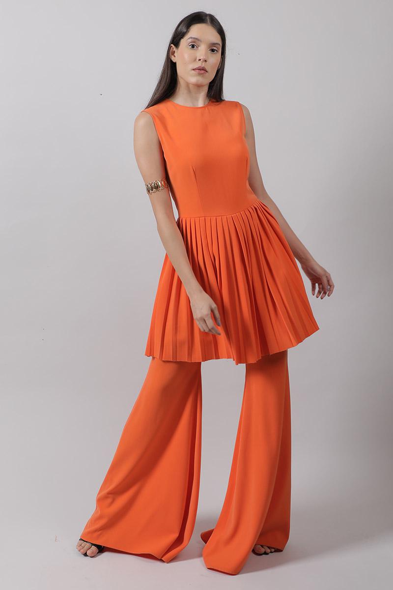 Knife Peplum Jumpsuit