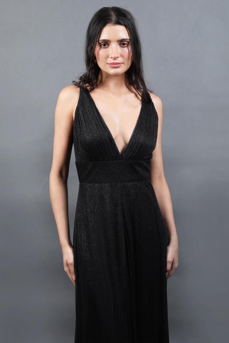 V Plun Ging Neck Maxi
