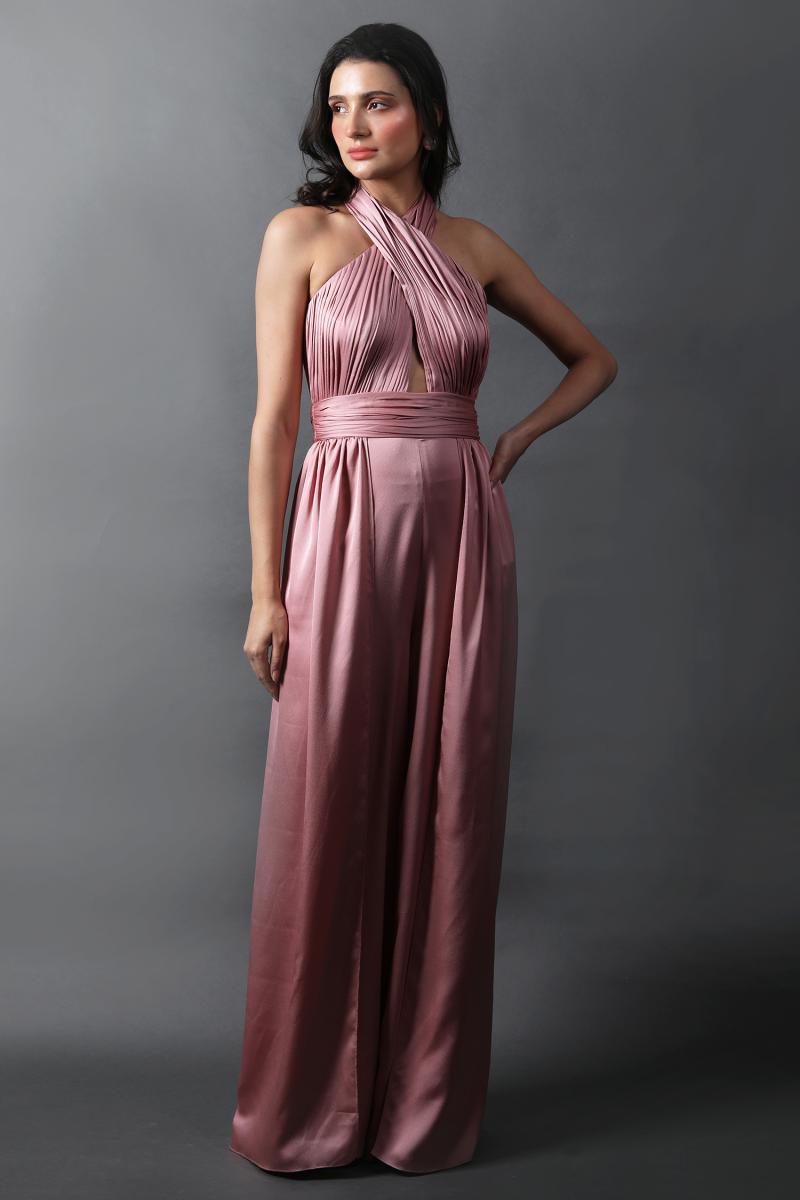 Criss Cross Neck Jumpsuit