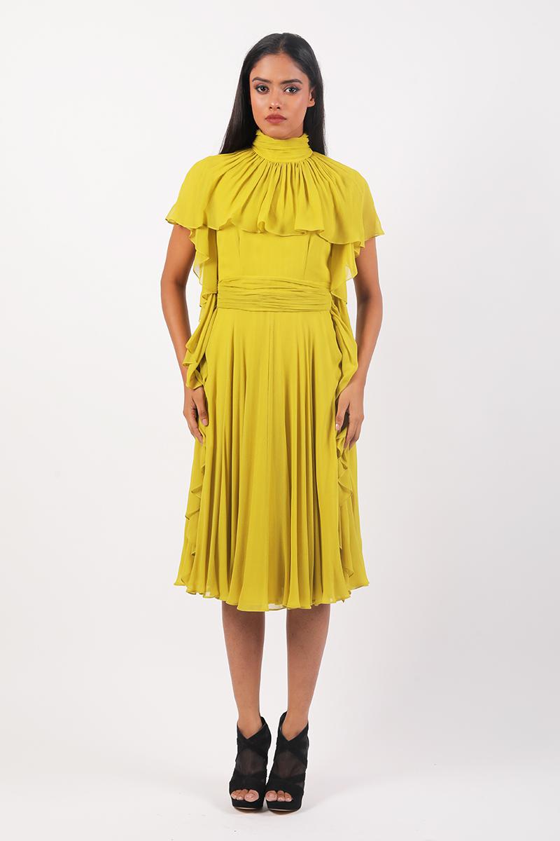 Ruffle Detail Dress