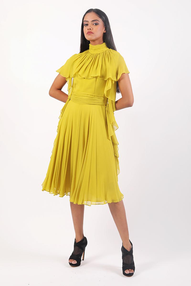 Ruffle Detail Dress