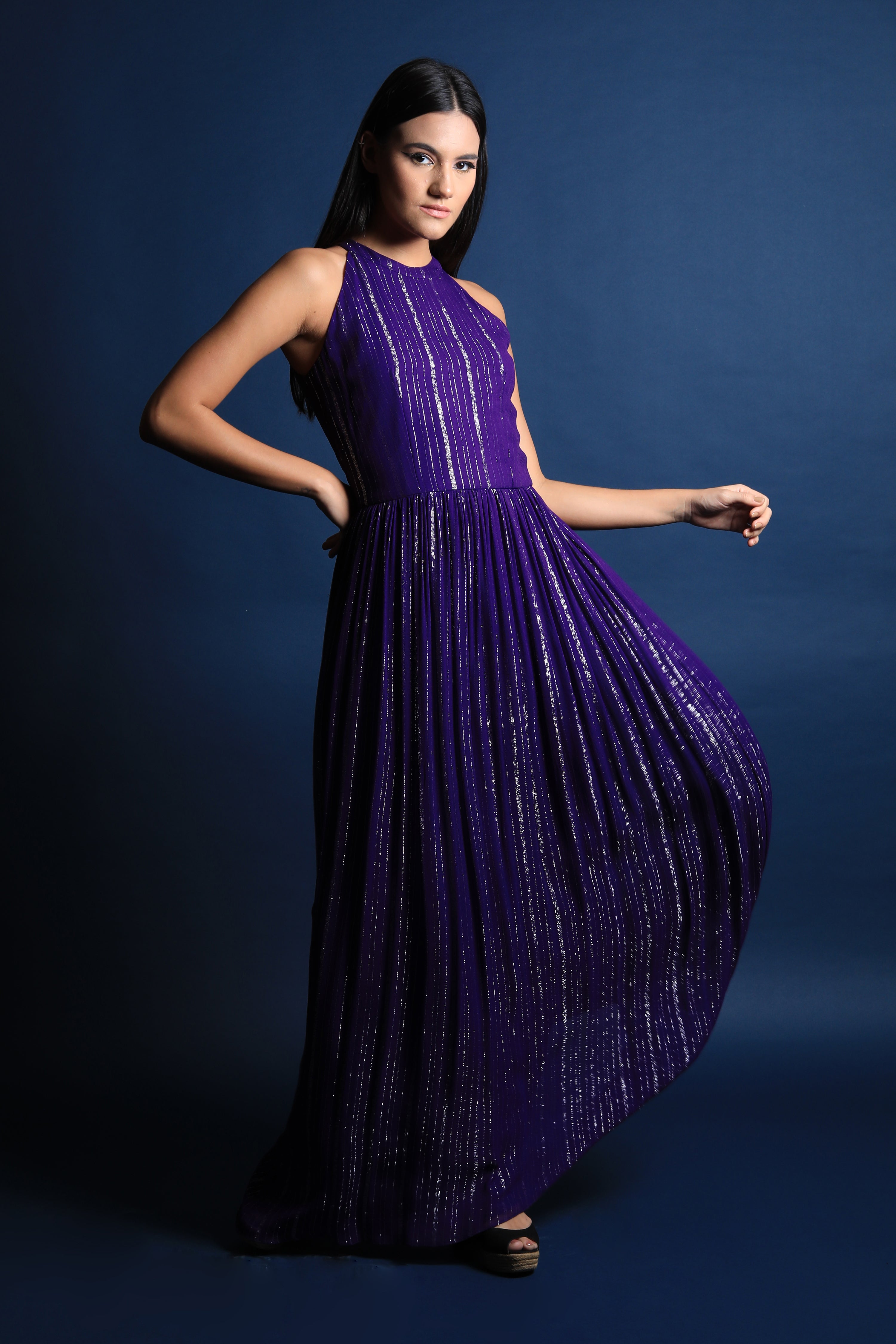 Halter Neck Maxi Dress