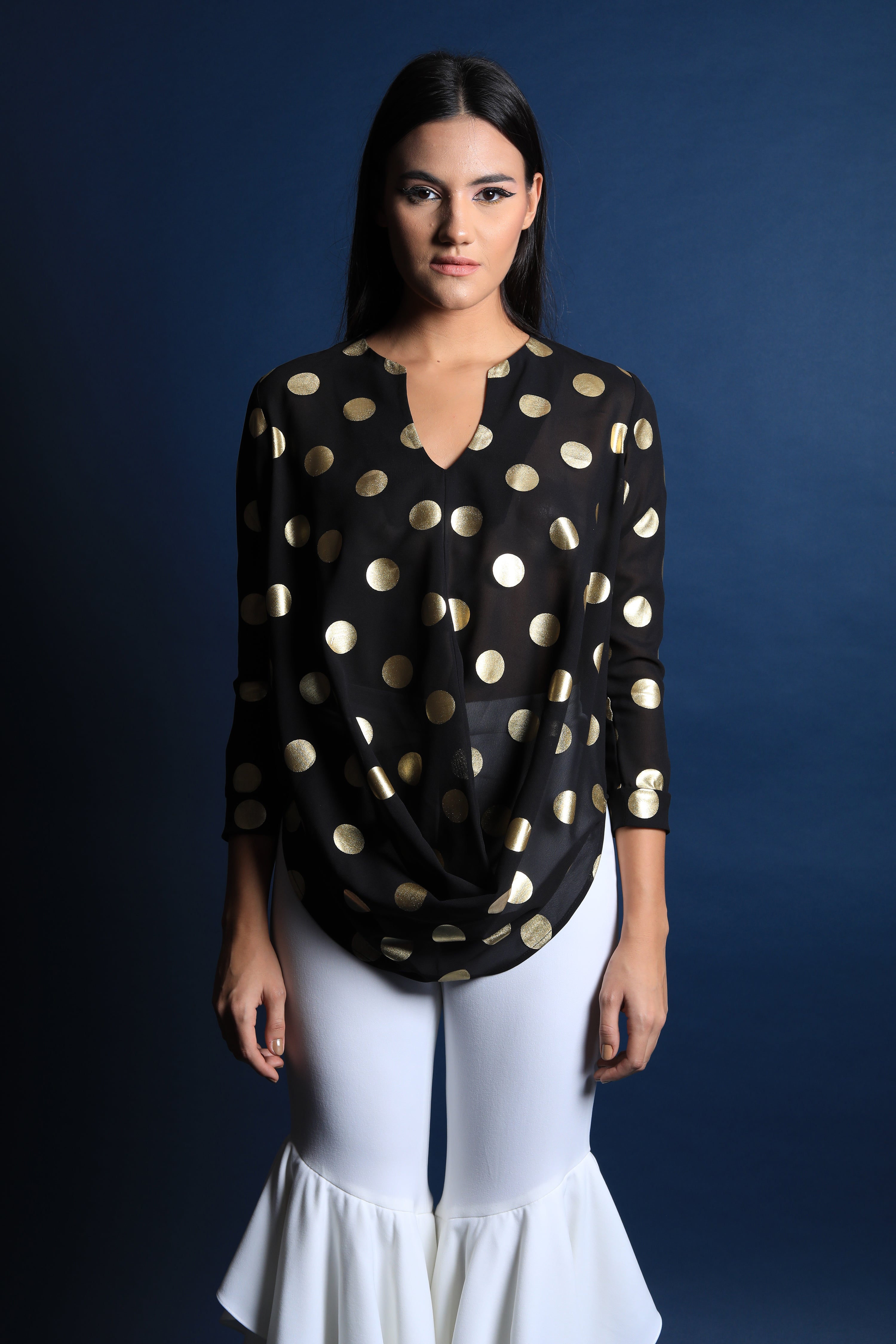 Cowl Hem Top