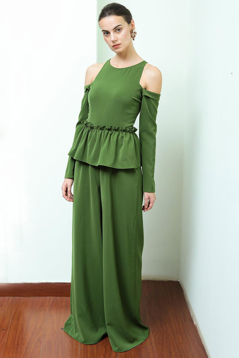 Off Shoulder Jumpsuit