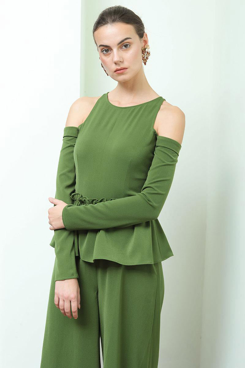 Off Shoulder Jumpsuit