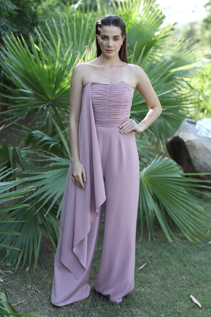 Tube Neck Corset Body Jumpsuit