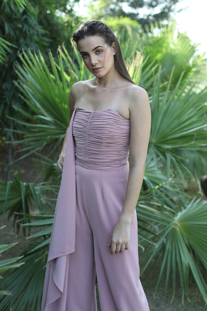 Tube Neck Corset Body Jumpsuit