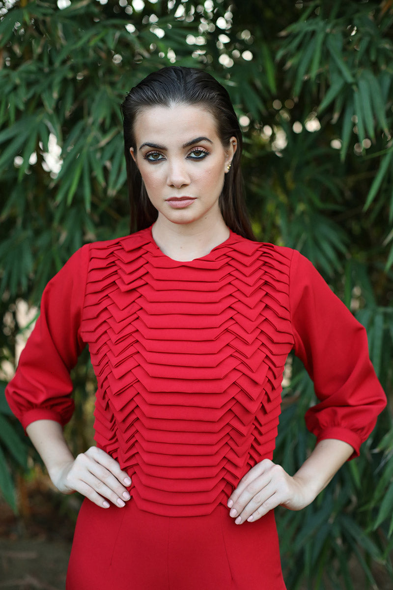 Origami Detail Jumpsuit