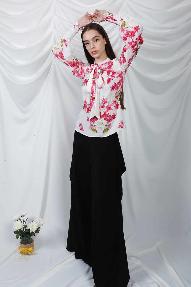 Bougainville Print Top
