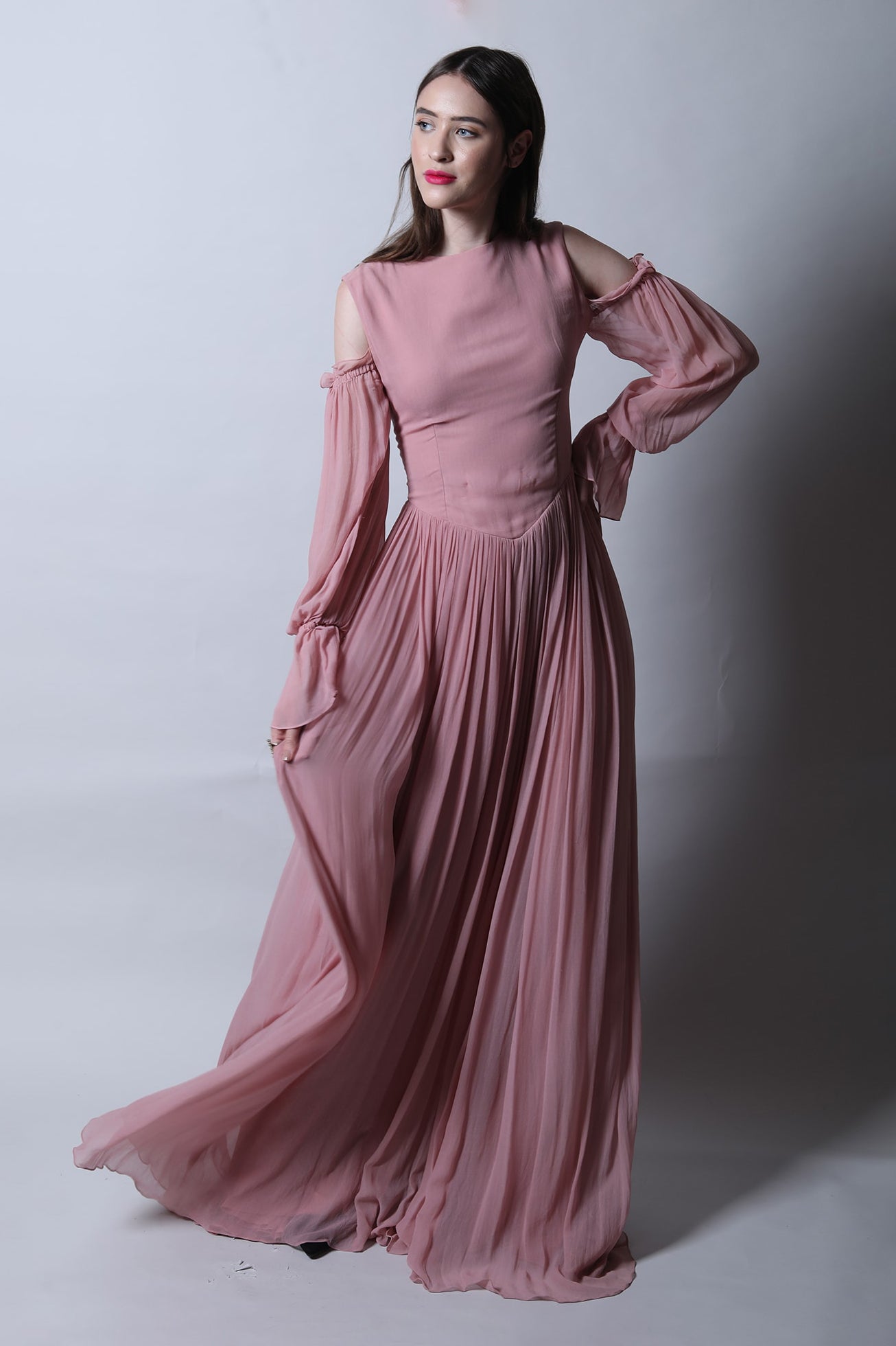 Snow White Body Maxi Gown