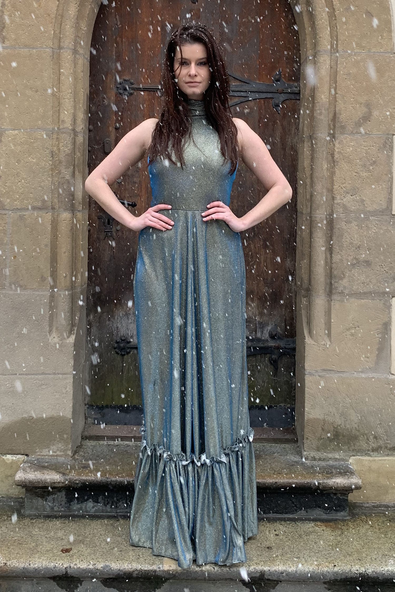 Halter Neck Gown
