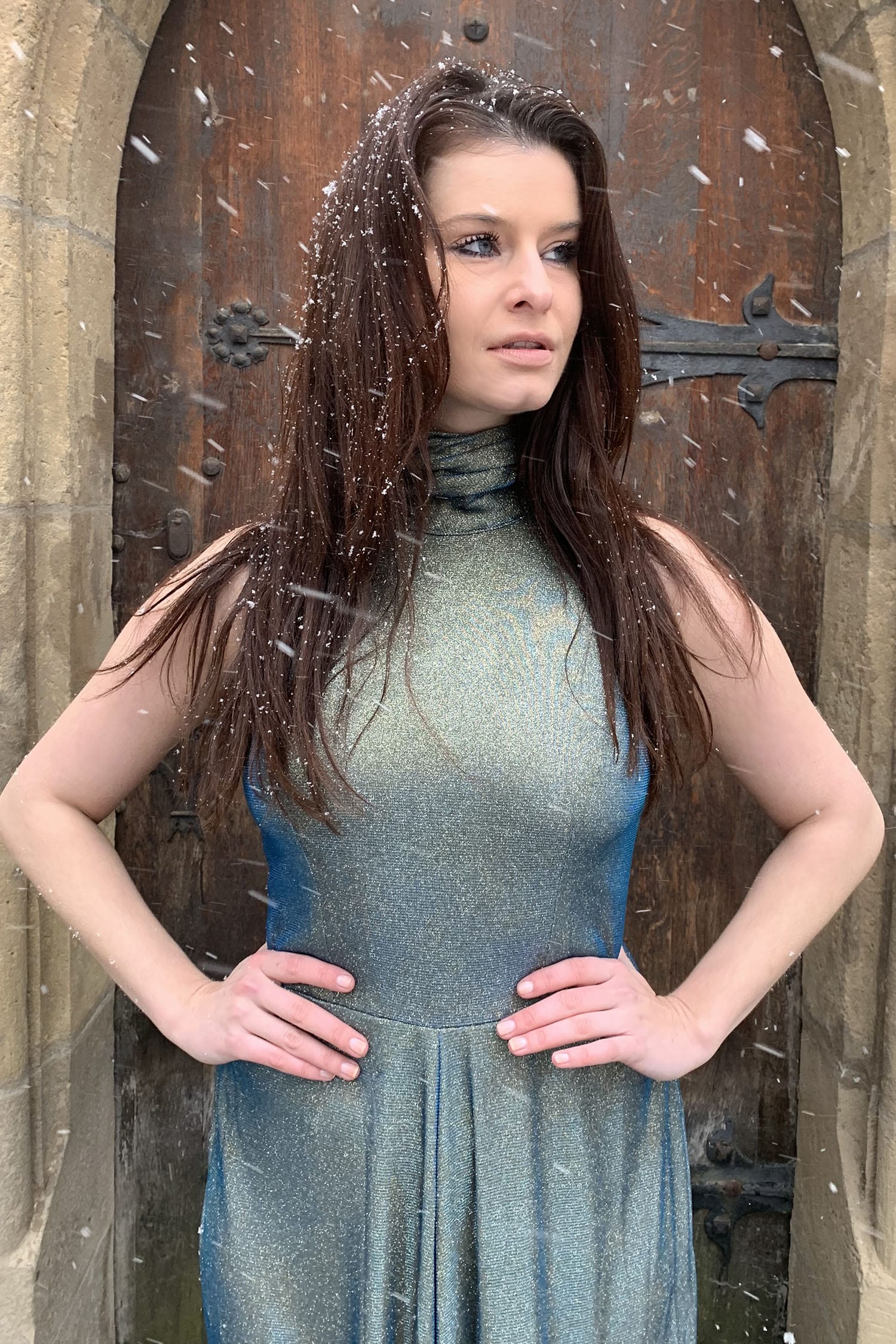 Halter Neck Gown