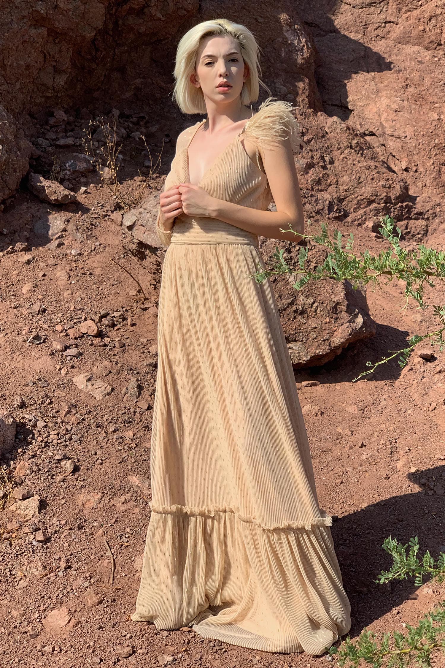 Strappy Gown